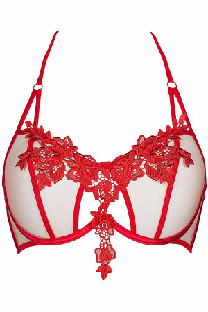 Soutien-gorge rouge V-8861 - Axami – Image 3