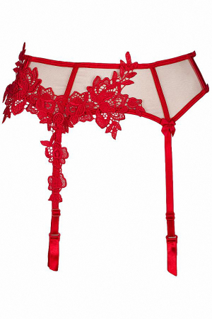 Porte-jarretelles rouge V-8862 - Axami – Image 3