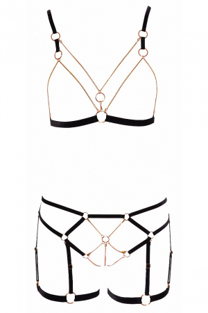 Ensemble harnais bijoux 2 pièces - Cotelli Lingerie – Image 3
