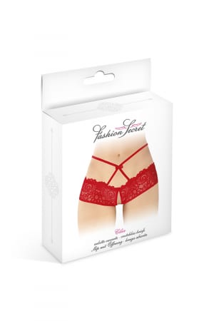 Culotte ouverte rouge Celia - Fashion Secret – Image 3