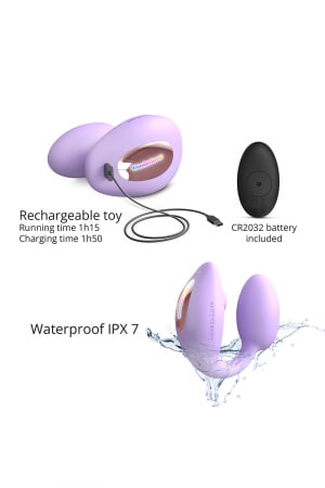 Double stimulateur Wonderlover mauve - Love to Love – Image 3