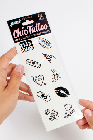 10 tatouages temporaires Candy Collection - Secret Play – Image 3