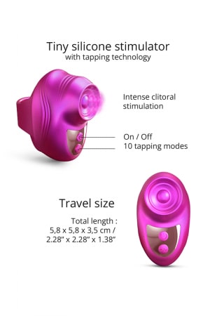 Stimulateur clitoridien Kisscool fuchsia - Love to Love – Image 3