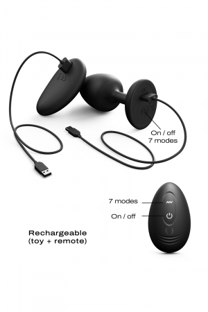 Plug anal vibrant télécommandé Geisha Plug Infinite M - Dorcel – Image 3