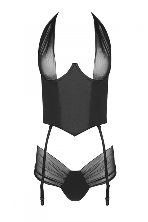Guêpière Kesmina faux cuir - Passion – Image 3