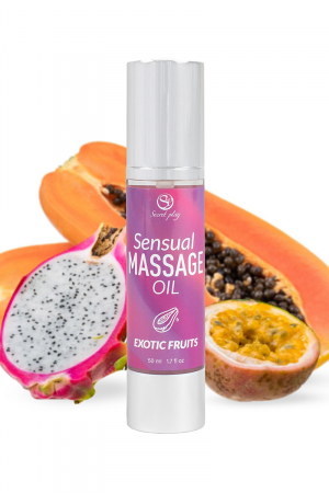 Huile de massage Fruits Exotiques - Secret Play – Image 3