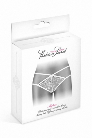String ouvert Mylene - blanc – Image 3