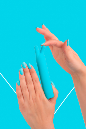 Mini vibro rechargeable BlissStars bleu - FairyGasm – Image 3