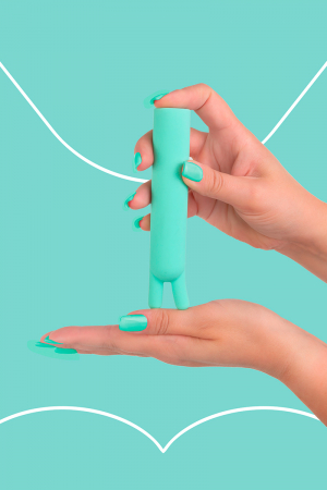 Mini vibro rechargeable BlissStars vert - FairyGasm – Image 3