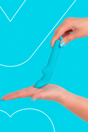 Vibro rechargeable LunaCharm bleu - FairyGasm – Image 3