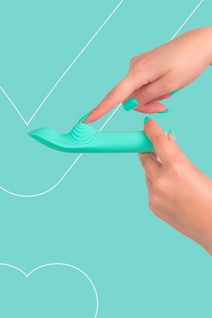 Vibro rechargeable LunaCharm vert - FairyGasm – Image 3