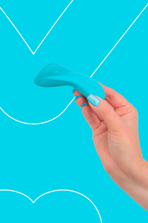 Mini vibro rechargeable SilkenTouch bleu - FairyGasm – Image 3