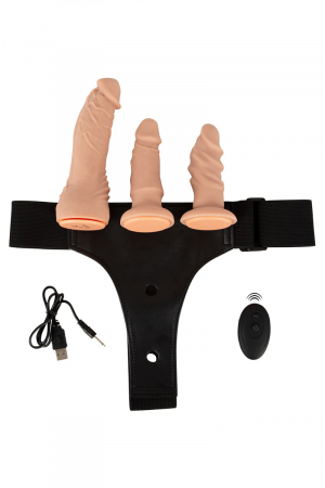 Gode-ceinture 3 dildos multi-positions - You2Toys – Image 3
