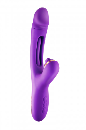 Vibromasseur rabbit 3-en-1 Joyfully violet - Yoba – Image 3