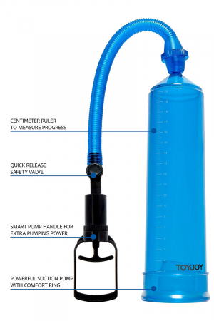 Pompe à pénis ToyJoy Power Pump bleu – Image 3