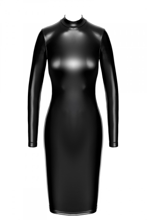 Robe fuseau Crystal F371 - Noir Handmade – Image 3