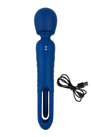 Vibro Wand réversible avec langue vibrante - Sweet Smile – Image 3