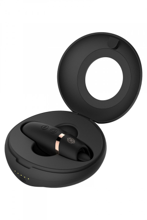 Stimulateur 2 en 1 avec langue vibrante - Rosy Gold – Image 3