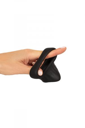 Cock Ring avec Ball Stretcher liquid silicone - Erecto – Image 3