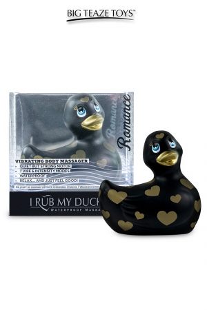 Mini canard vibrant Romance noir et or – Image 3
