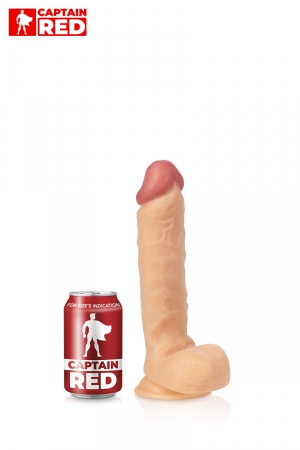 Gode réaliste The Intense 24 x 5 cm - Captain Red – Image 3