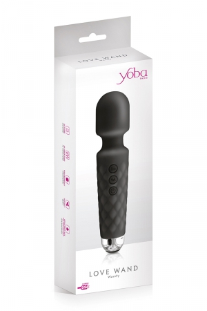 Vibro Love Wand rechargeable noir - Yoba – Image 3