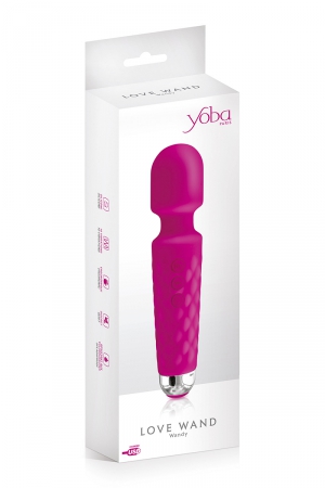 Vibro Love Wand rechargeable rose - Yoba – Image 3