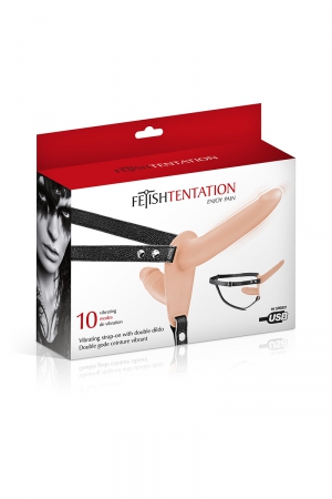 Double gode ceinture chair vibrant - Fetish Tentation – Image 3