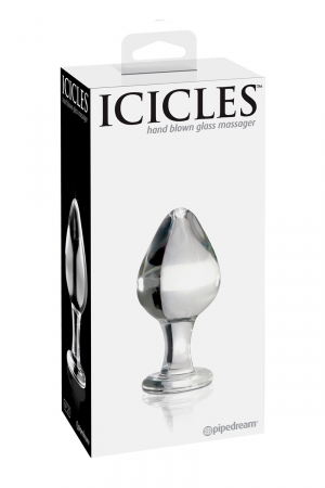 Plug anal verre Icicles n° 25 – Image 2