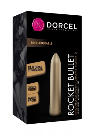 Mini vibro Rocket Bullet doré - Dorcel – Image 3