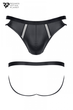 Jock strap noir wetlook - Regnes – Image 3