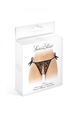 String noir ouvert à nouer Stella - Fashion Secret – Image 3