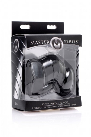 Cage de chasteté restrictive noire - Master Series – Image 3