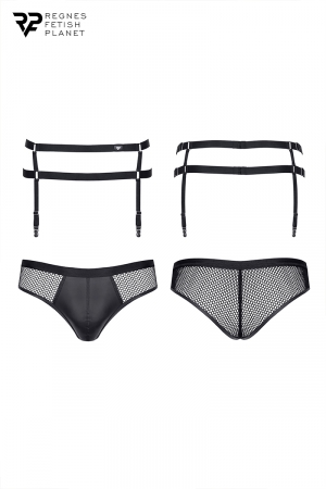 Porte-jarretelles et slip noir - Regnes – Image 3
