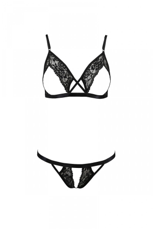 Ensemble sexy ouvert Diabolina - Passion – Image 3
