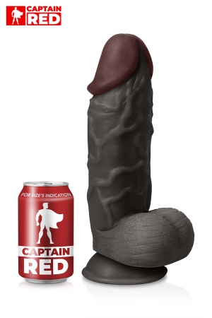 Gode XXL The Strong Black 26 x 6,5 cm - Captain Red – Image 3