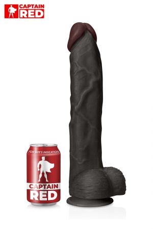 Gode XXL Prodigy Black 32 x 6 cm - Captain Red – Image 3