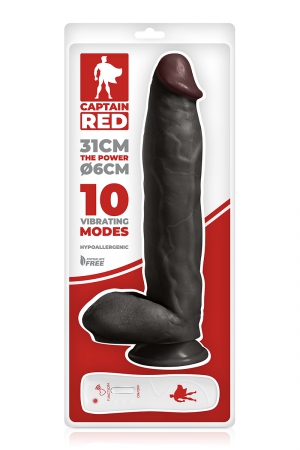 Vibro XXL The Power Black 31 x 6 cm - Captain Red – Image 3