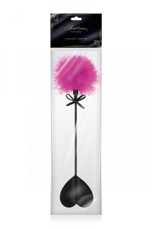 Tapette coeur avec pompon fuchsia - Sweet Caress – Image 3