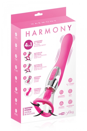 Stimulateur 4 en 1 Harmony fuchsia - Yoba – Image 3