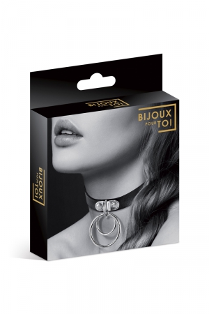 Collier Fetish avec double anneau - Bijoux pour Toi – Image 3