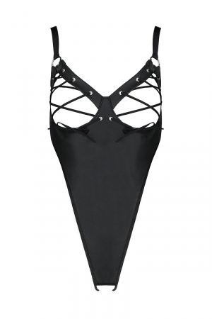 Body ouvert lacé Céline - Passion – Image 3