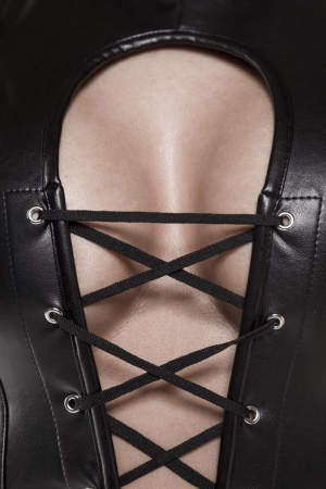 Corsage lacé sexy fetish - Grey Velvet – Image 3