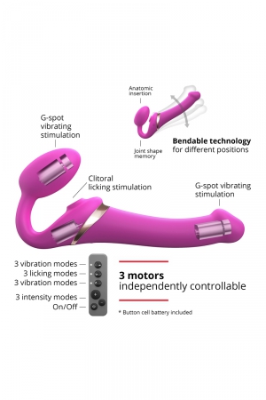 Strap-on-me Multi Orgasm Fuchsia M – Image 3