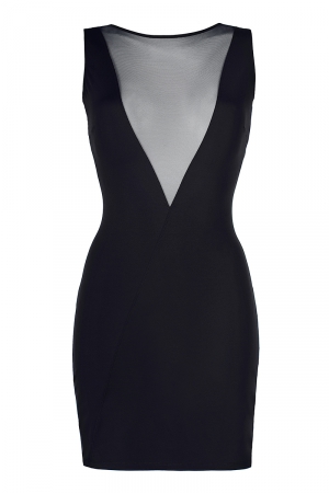 Robe noire V-9209 - Axami – Image 3