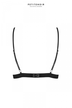 Soutien-gorge triangle dentelle et velours – Image 2