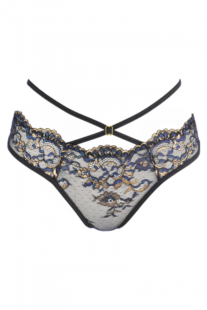 String dentelle Noir V-10368 - Axami – Image 4