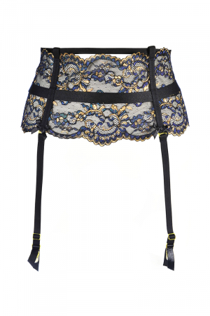 Porte-jarretelles dentelle Noir V-10362 - Axami – Image 4