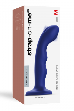 Vibro Tapping dildo wave bleu - Strap on Me – Image 4