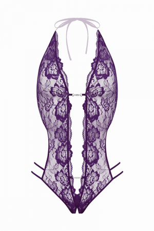 Body string ouvert Renee violet - Christine – Image 4